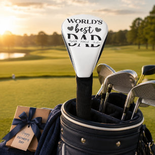 World’s Best Dad Personalised Golf Head Cover