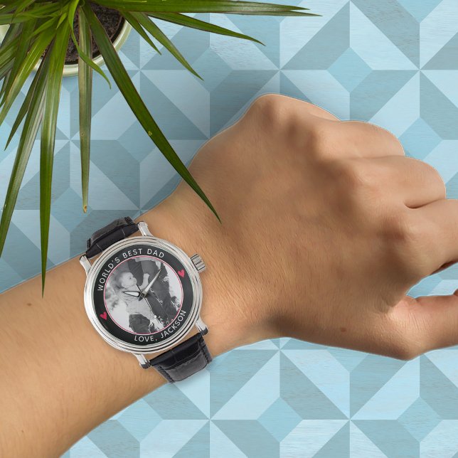 World’s Best Dad with hearts Watch (Creator Uploaded)