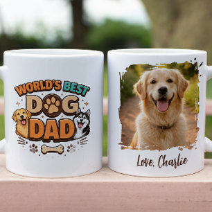 World’s Best Dog Dad Custom Father’s Day Mug