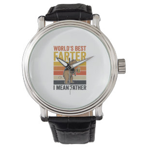 World’s Best Farter Funny Father Bear Watch
