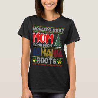 World’s Best Mum Grown Romania Christmas Gift T-Shirt