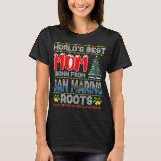 World’s Best Mum Grown San Marino Christmas Gift T-Shirt