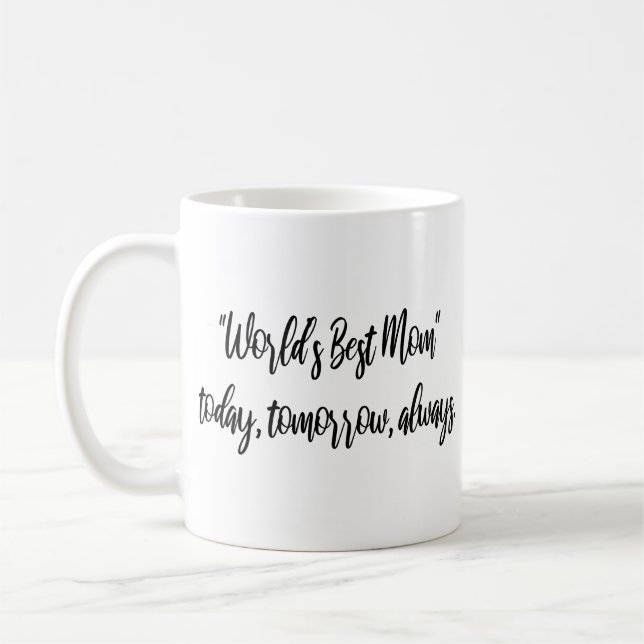 World’s Best Mum  Modern Mum  Coffee Mug (Left)
