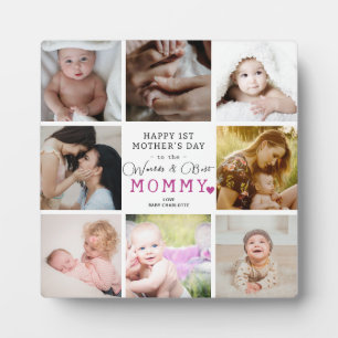 World’s Best Mummy – Happy 1st Mother’s Day Plaqu Plaque