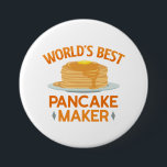 World’s Best Pancakes Maker 7.5 Cm Round Badge<br><div class="desc">World’s Best Pancakes Maker</div>