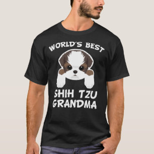 World S Best Shih Tzu Grandma Relaxed Fit T-Shirt