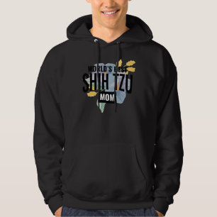 World S Best Shih Tzu Mum Hoodie
