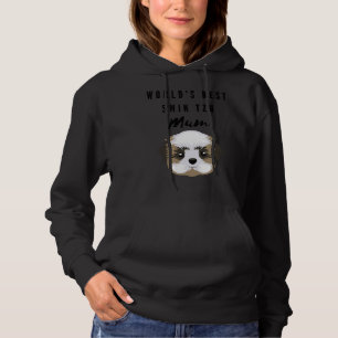 World S Best Shih Tzu Mum Hoodie