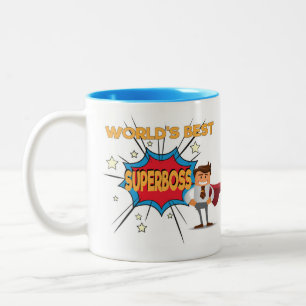 World’s best SUPERBOSS – Funny boss mug - Men