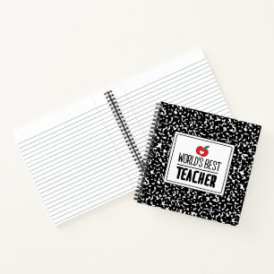 World’s Best Teacher Appreciation Teacher DayHap Notebook