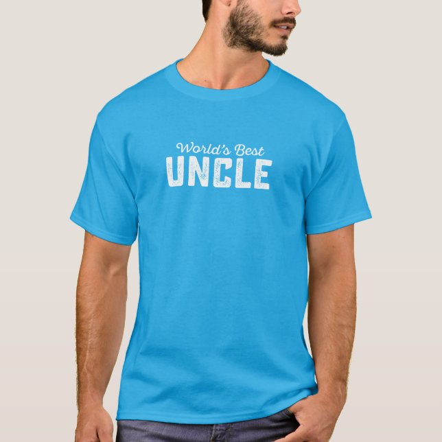 World’s Best Uncle Tee Shirt (Front)