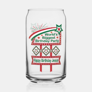 World’s Biggest Birthday Party Marquee Can Glass