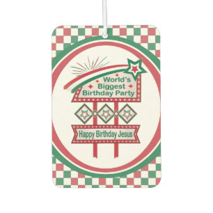 World’s Biggest Birthday Party Marquee Car Air Freshener