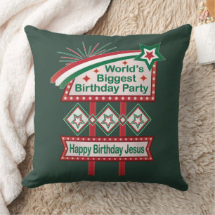 World’s Biggest Birthday Party Marquee Cushion
