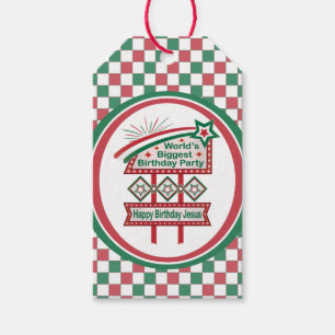 World’s Biggest Birthday Party Marquee Gift Tags