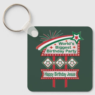 World’s Biggest Birthday Party Marquee Key Ring