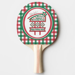 World’s Biggest Birthday Party Marquee Ping Pong Paddle