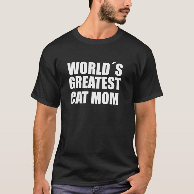 World s Greatest Cat Mom Family Vacation Christmas T-Shirt (Front)