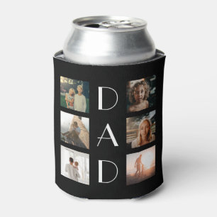 World’s Greatest Dad Family Child 6 Photo Collage Can Cooler
