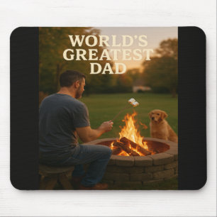 World’s Greatest Dad – Fireside Edition Mouse Pad