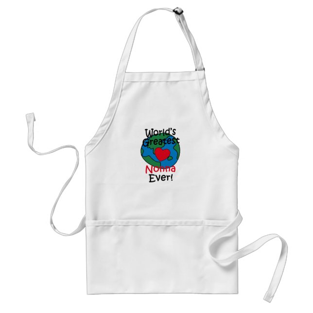 World’s Greatest Nonna Heart Standard Apron (Front)