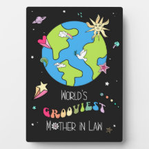 World’s Grooviest Mother in Law Unique Retro Gift 