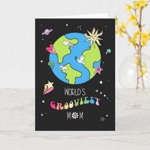World’s Grooviest Mum Mother’s Day Card           