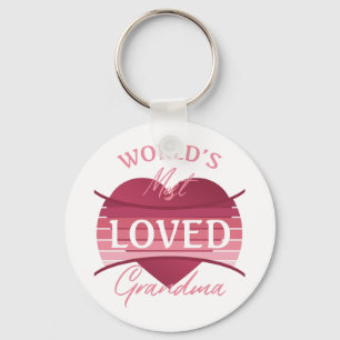 World’s Most Loved Grandma Key Ring