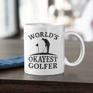 World’s Okayest Golfer Coffee Mug