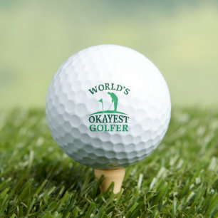World’s Okayest Golfer Golf Balls