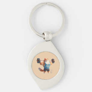 World’s Strongest Mum Cat Keychain