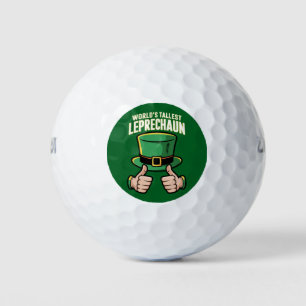 World’s Tallest Leprechaun Funny Irish Humour Golf Balls