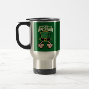 World’s Tallest Leprechaun Funny Irish Humour Travel Mug