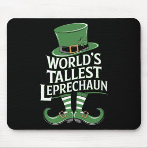 World’s Tallest Leprechaun St. Patrick’s Day Irish Mouse Pad