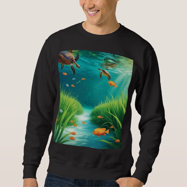 World Sea grass Day Sweatshirt (Front)