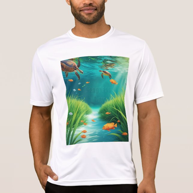 World Sea grass Day T-Shirt (Front)