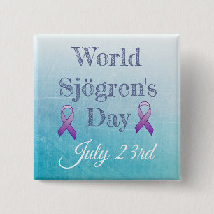 World Sjögren's Day July 23rd Observance Button