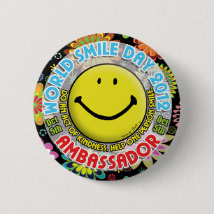 World Smile Day 2012 AMBASSADOR Button