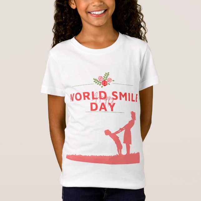 World smile day t shirt design  (Front)