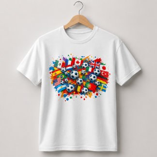 World Soccer 2026 USA Flag T-Shirt | Soccer Fan