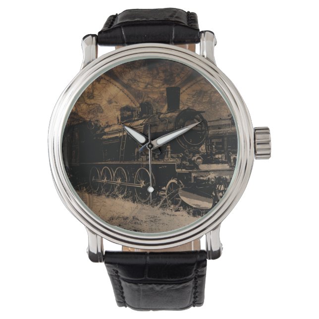 World Steam Travel - Steam Train   Watch (Front)