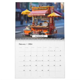 World Streets in Miniature Calendar