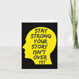 World Suicide Prevention Awareness Day Yellow  Card
