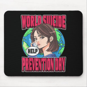 World Suicide Prevention Day Awareness September 1 Mouse Pad
