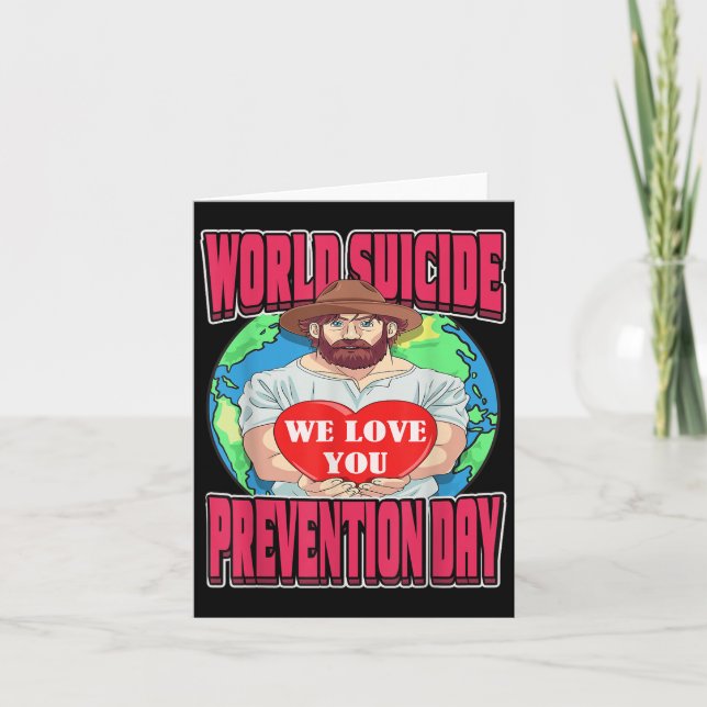 World Suicide Prevention Day Motivational Dad Sept Card (Front)