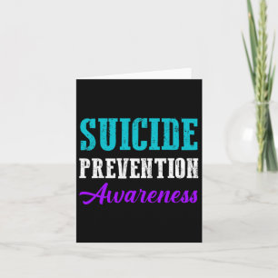 World Suicide Prevention Day Suicide Awareness  Card