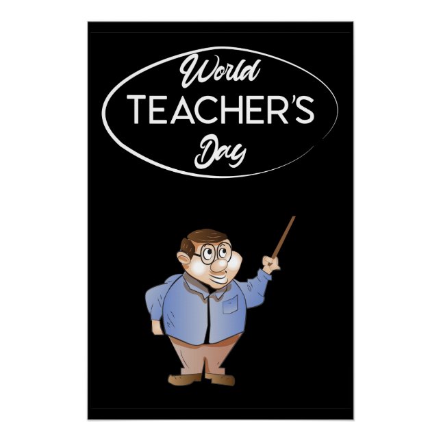World Teacher's Day  Poster (Front)