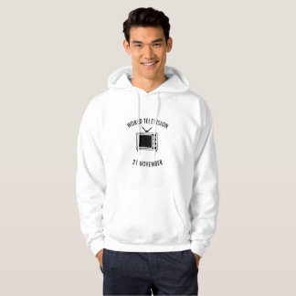 world television day hoodie
