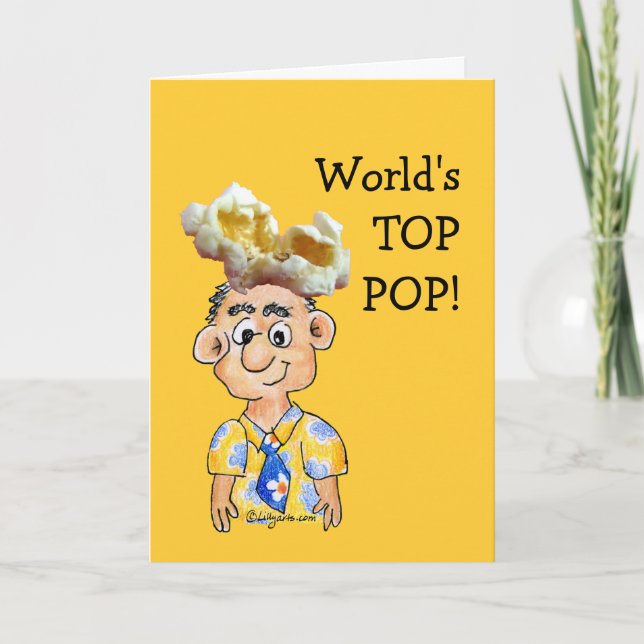World Top Pop -Fathers Day Card (Front)