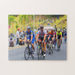 World Tour Cycling Race Jigsaw Puzzle